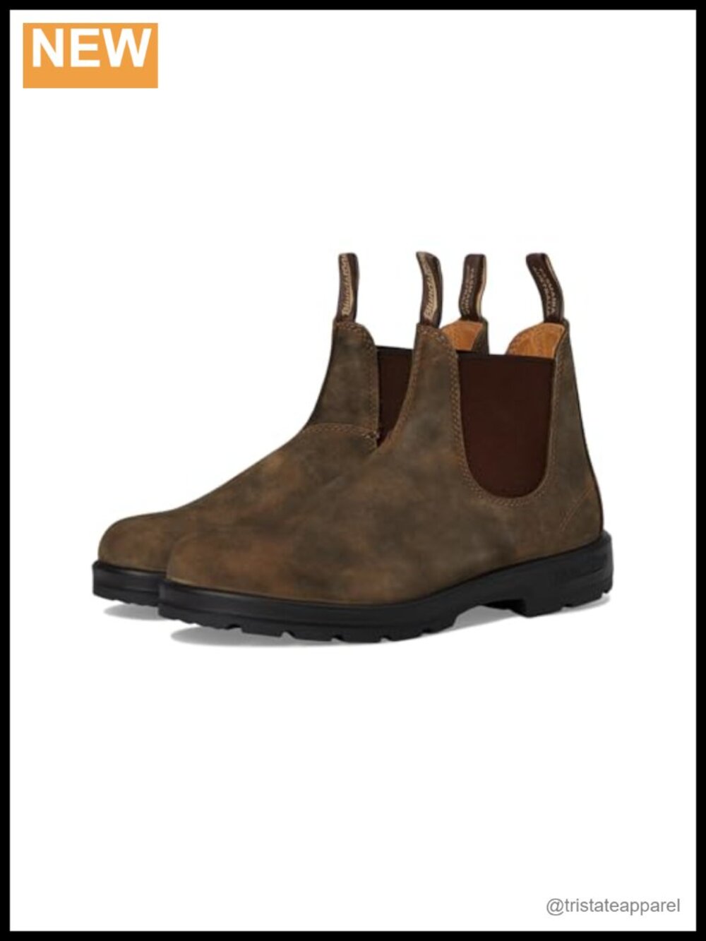 Blundstone BL585 Leather Chelsea Boots Ankle-High Water Resistant Pull-On
